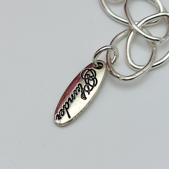 Plunder Design Bird & Heart Pendant Necklace "Believe You Can" Silver/Yellow 35" - Picture 6 of 7